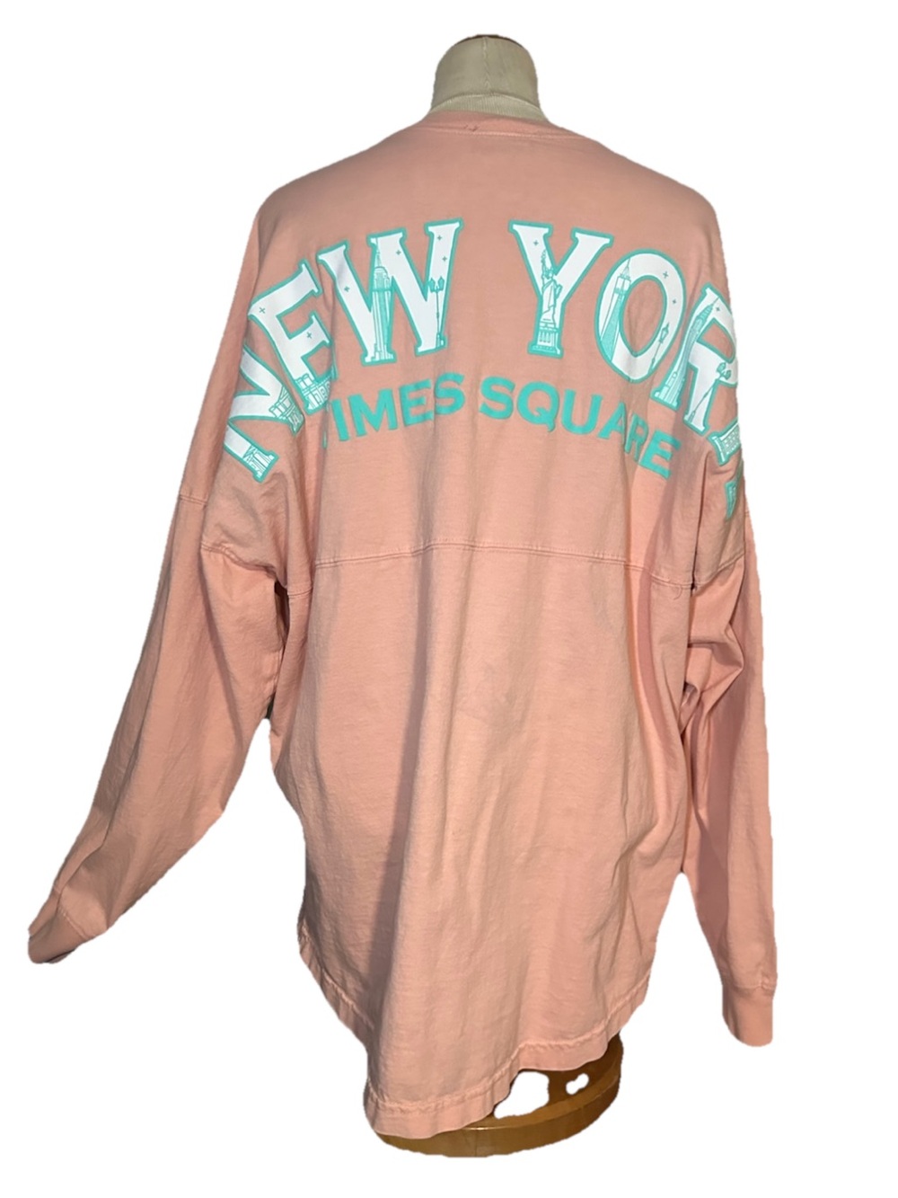 Spirit Jersey Bubba Gump Shrimp New York Sweatshirt Peach Size Medium